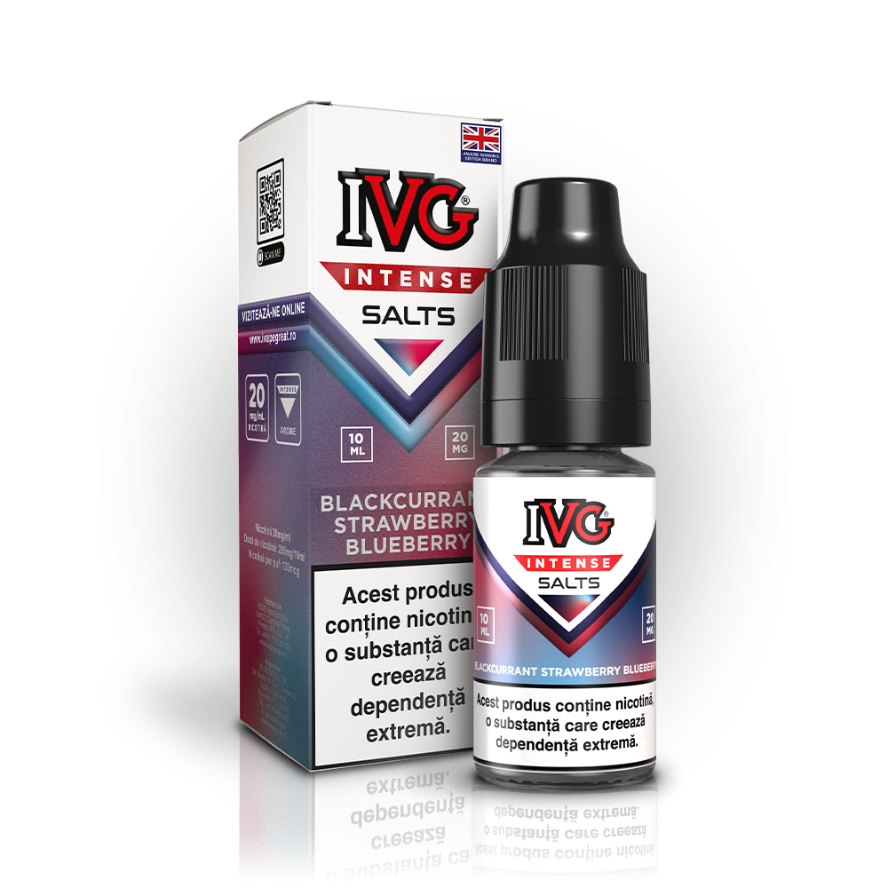 IVG Intense Salts - Blackcurrant Strawberry Blueberry IVG Intense Salts - Blackcurrant Strawberry Blueberry