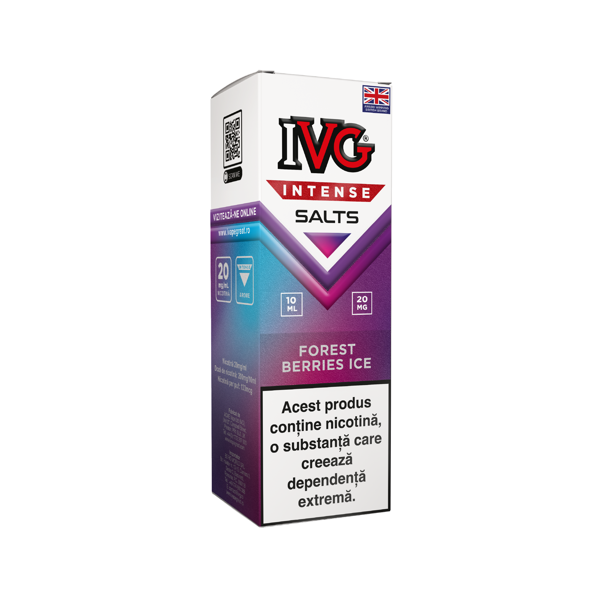 IVG Intense Salts Forest Berries Ice 10ml IVG Intense Salts Forest Berries Ice 10ml