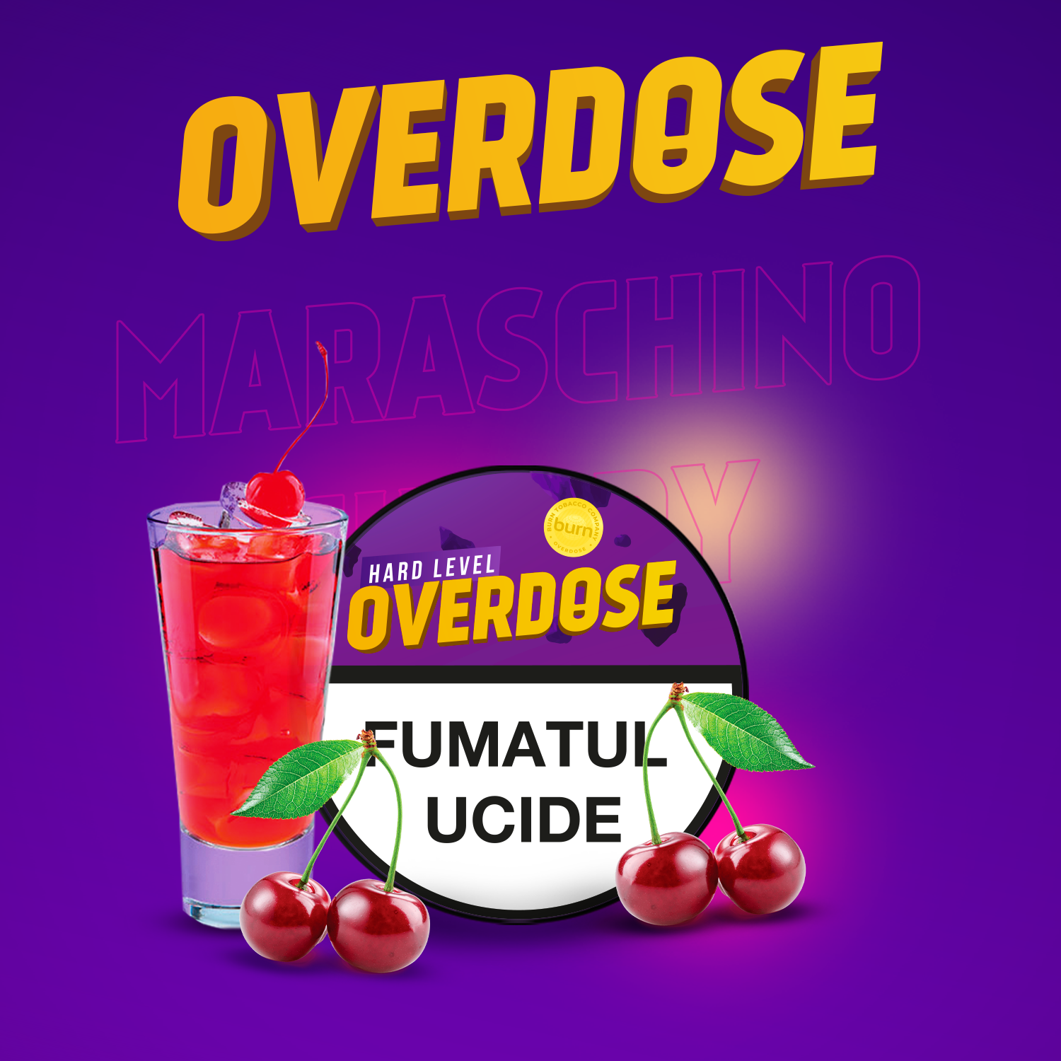 Overdose (25g) Maraschino Cherry