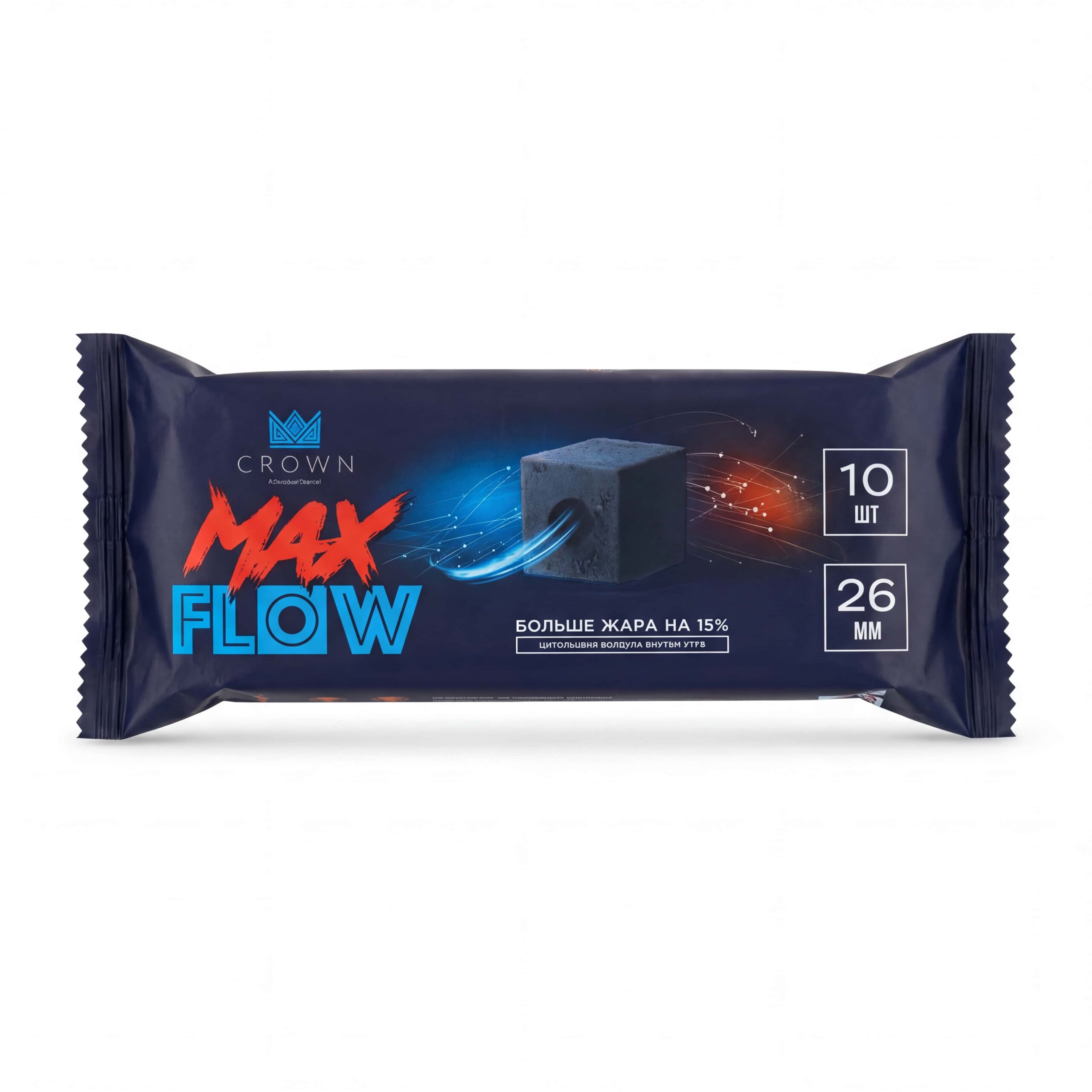 Carbune Briquette 26 MM Minipack pentru narghilea cu ardere uniformă