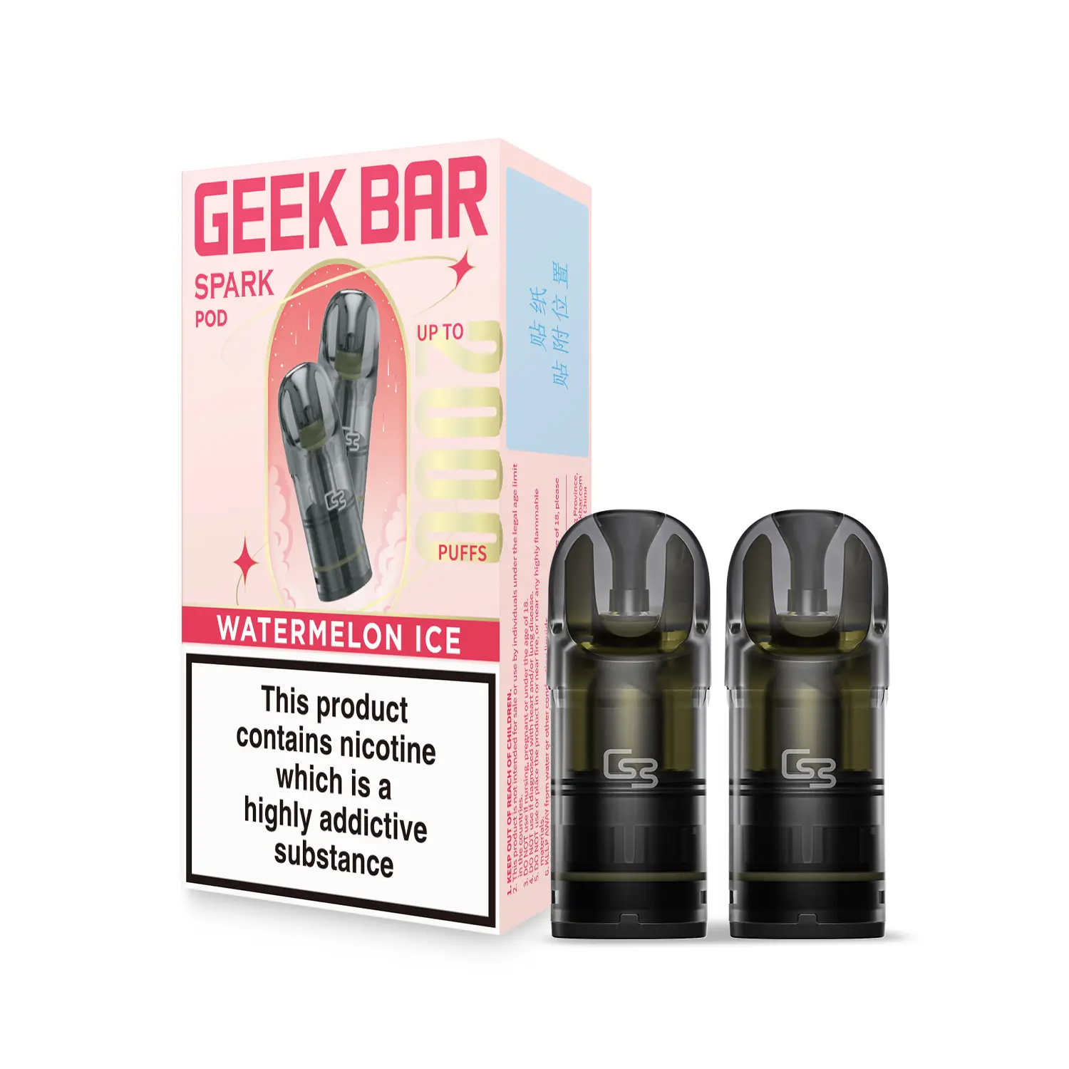 GEEKBAR SPARK PREFILLED PODS WATERMELON ICE